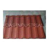 Steel Metal Stone Coated Roof Tiles Color Coated , Nosen / Shake System DX51D DX52D thumbnail-1