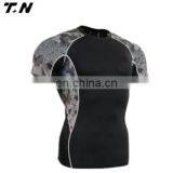 Camo compression shirts rash guard