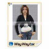 Crochet Lady Fashion Long Sleeves Cardigan 100% Cotton Sweater thumbnail-1