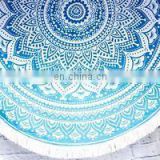 Indian Roundie Round Mandala Tapestry Beach Throw Towel Yoga Mat