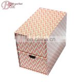 Popular functional office & school supplies cardboard stationery box with drawers