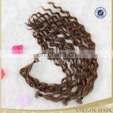 garde 6a china brazilian hair curly hair extension V-tip blonde afr curly