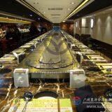 Automatic hot pot rotate Sushi conveyor belt machine