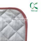 Tex-Cel Suzhou Pink Baby Bed Pad Quilted Bamboo Terry Cloth Waterproof Changing Pad Liners thumbnail-5