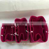 Felt Cosmetic Make Up Handbag Purse Organizer Bag thumbnail-4