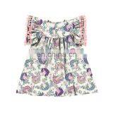 Pom Pom Dress Baby Girl Boutique Style Dress Easter Dress thumbnail-5