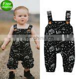 Toddler Boy Jumpsuit Baby Summer Romper Cartoon BUS Letter Print thumbnail-2