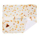 Mexican Pancakes Blanket Throw Blanket Flannel Fleece Burritos Tortilla Blanket thumbnail-2