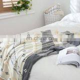 OLIVEHOME 100%COTTON Knitted Throw Blanket Decor Sofa Couch or Bed Tassels Design thumbnail-1