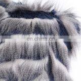 High Quality Soft Faux Peacock Fur Rectangle Decorative Pillow thumbnail-6