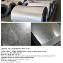 SGCC Hot Dipped Galvanized Steel Coils, High Quality Gi/GL coil sheet
