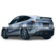 For Model Y Spoiler Carbon Fiber Rear Trunk Spoiler for Tesla Model Y no Need Drill Hole thumbnail-4