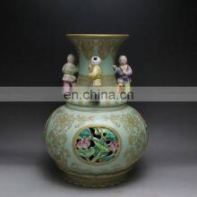 Chinese HIGH Antique Reproduction Qing Dynasty Ceramic Porcelain Vases Made From Jingdezhen