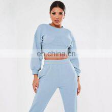 2021 European And American Cross-border Hot Style Sports Women Clothing Autumn And Winter New Thread Stitching Casual Suit thumbnail-5