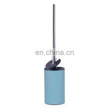 Bathroom Free Hand Standing Toilet Brush PP ABS Iron Powder Coating Toilet Brush With Holder thumbnail-1