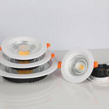COB 5w 7w 12w 18w 25w 30w Recessed Led Downlight Prices thumbnail-1