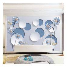 Background Home Wallpaper Murals 3D 5D 8D Custom Size Flower Designs Wall Murals Home Drop Ship thumbnail-3