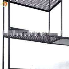 Black Powder Coated Expanded Metal Shelf Mesh Customized thumbnail-1