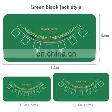 Wholesale Factory Supplies Foldable Texas Desk Casino Table Rubber Custom Poker Mat thumbnail-3