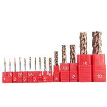 2/4/6 Flute HRC 45 55 65 Solid Carbide End Mill for Metal Machining With Coating AlTiN TiSiN AlTiSiN thumbnail-3