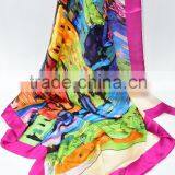 Silk Pashmina Shawl Scarf thumbnail-4