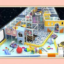 Indoor Naughty Fort in Nanchong City, Sichuan Province, is a Landmark of the Silk Road City