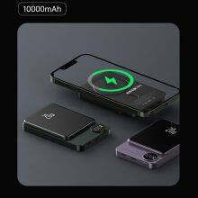Pd 20W Aluminum Alloy Ultra Slim Power Banks Mini Wireless Magnetic Power Bank pd 15W 5000mah Lithium Battery Power Bank thumbnail-5