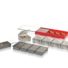 Carbide Insert Plastic Grid Box Tube Packaging With Plastic Lids thumbnail-6