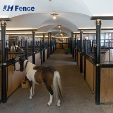 Außenbereich, starke, tragbare, modulare Pferdestallwände mit anpassbarem Design und hochwertigem Stil, 3D-Modellierung, für landwirtschaftliche Zwecke thumbnail-4