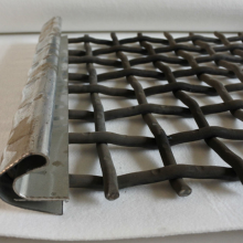 Steel Woven Wire Mesh Vibrating Screen Panel for Aggregates Screening thumbnail-2