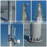 Tapered Steel Telecom Tower Factory Hot Dip Galvanization thumbnail-5