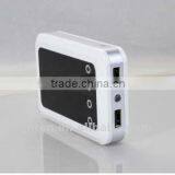 6000/6600/7800/8400mAh Universal Large Capacity Portable Dual USB Output Power Bank Supply With CE,RoHS MP012 thumbnail-1