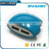 2016 New Premium Manufacturers OEM ODM UL FCC CE GS SAA Approved USA Plug 5V 1A Dual USB Home Charger for Mobile Phones thumbnail-2