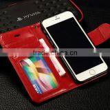 2016 Wholesale PU Leather Smart Phone Real Leather Phone Cover for Iphone 6 Wallet Case Quality Choice thumbnail-6