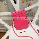 Wholesale Lady pu Wallet Mobile Phone Bag Shoulder Bag for Cell Phone thumbnail-3