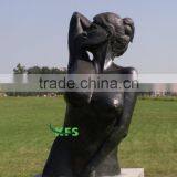 Bronze Sexy Nude Angel Bust Statue