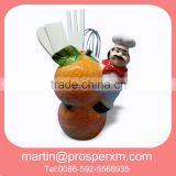Ceramic cooking tool chef with fruit