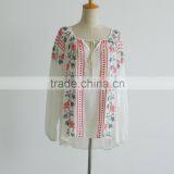 Woman Shirts and Blouses Crew Neck Fashion Current Blouses thumbnail-2