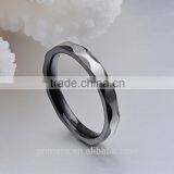 316L Stainless Steel Black Fine Jewelry Rings For Men Wedding Jewelry thumbnail-3