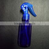 4OZ 120ml Boston Round Bottle BLUE Glass Bottle With Trigger Sprayer