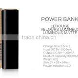 Gift Promotional Famous Brand Perfume OEM Mini Lipstick Mobile Phone Cell Phone 3000mAh Power Bank