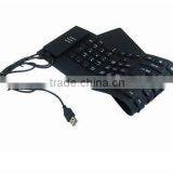 USB 2.0 Silicone Roll Up Foldable Keyboard