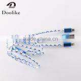 Hot Selling 2 in 1USB Cable For Samsung Mrice USB Cable 1m Wholesale For Iphone Data Cable thumbnail-2