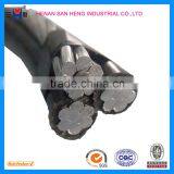 HOT EXPORT 0.6/1kv 10kv 33kv Service Drop Cable Aerial Bundle Cable Overhead Aluminium Conductor Abc Cable for Power Line thumbnail-1