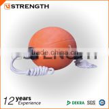 rubber medicine ball with rope