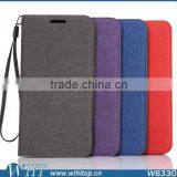 Woven Design Cellphone Case for S6,China Supplier for S6 Flip Leather Case thumbnail-5