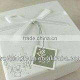 Hot Sale White Square Paper Box for Gift Package