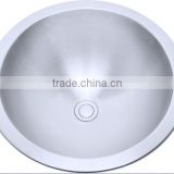 Stainless steel round sharp small bowl sink for kitchen