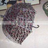 OEM Wholesale and Factory Manufacturing New Promotional Straight Promotional Outdoor Transparent Gift Umbrella