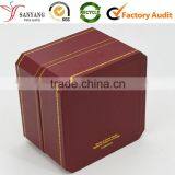 PU Engraved Leather Cover EVA Insert Pillow Rustic Watch Box thumbnail-1